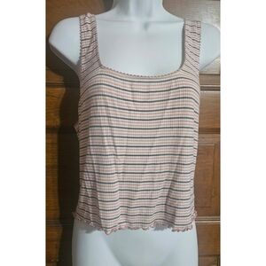 American Eagle Soft & Sexy Rib Cropped Tank Top